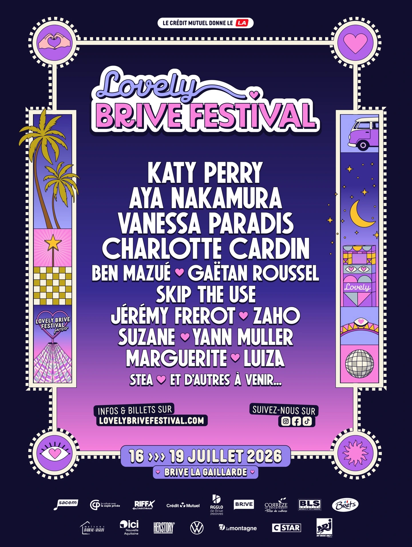 L'affiche du Lovely Brive 2026